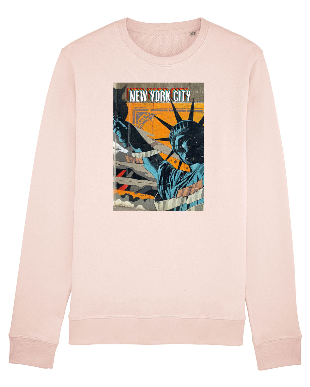 Bluză mânecă lungă Unisex Rise Candy Pink