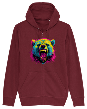 Power Bear Burgundy