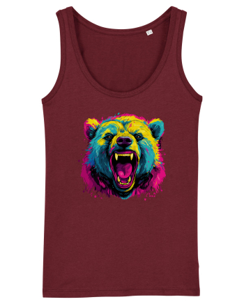 Power Bear Burgundy