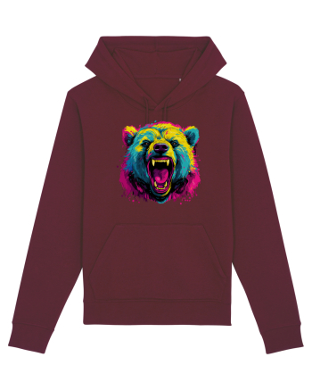 Power Bear Burgundy