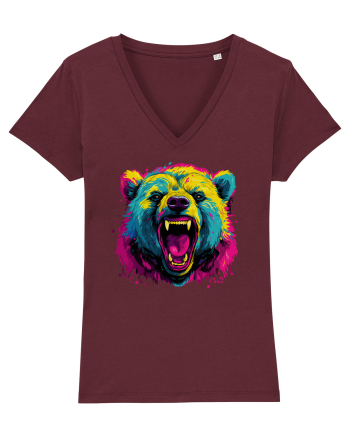Power Bear Burgundy