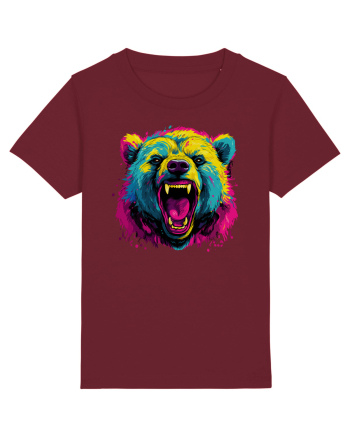 Power Bear Burgundy