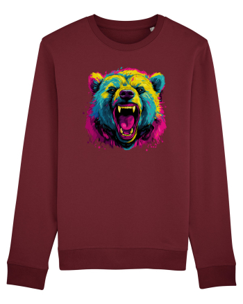 Power Bear Burgundy