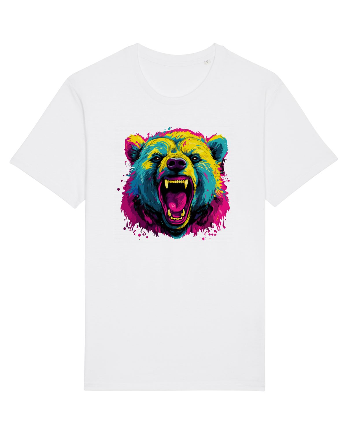Tricou mânecă scurtă Unisex Rocker White