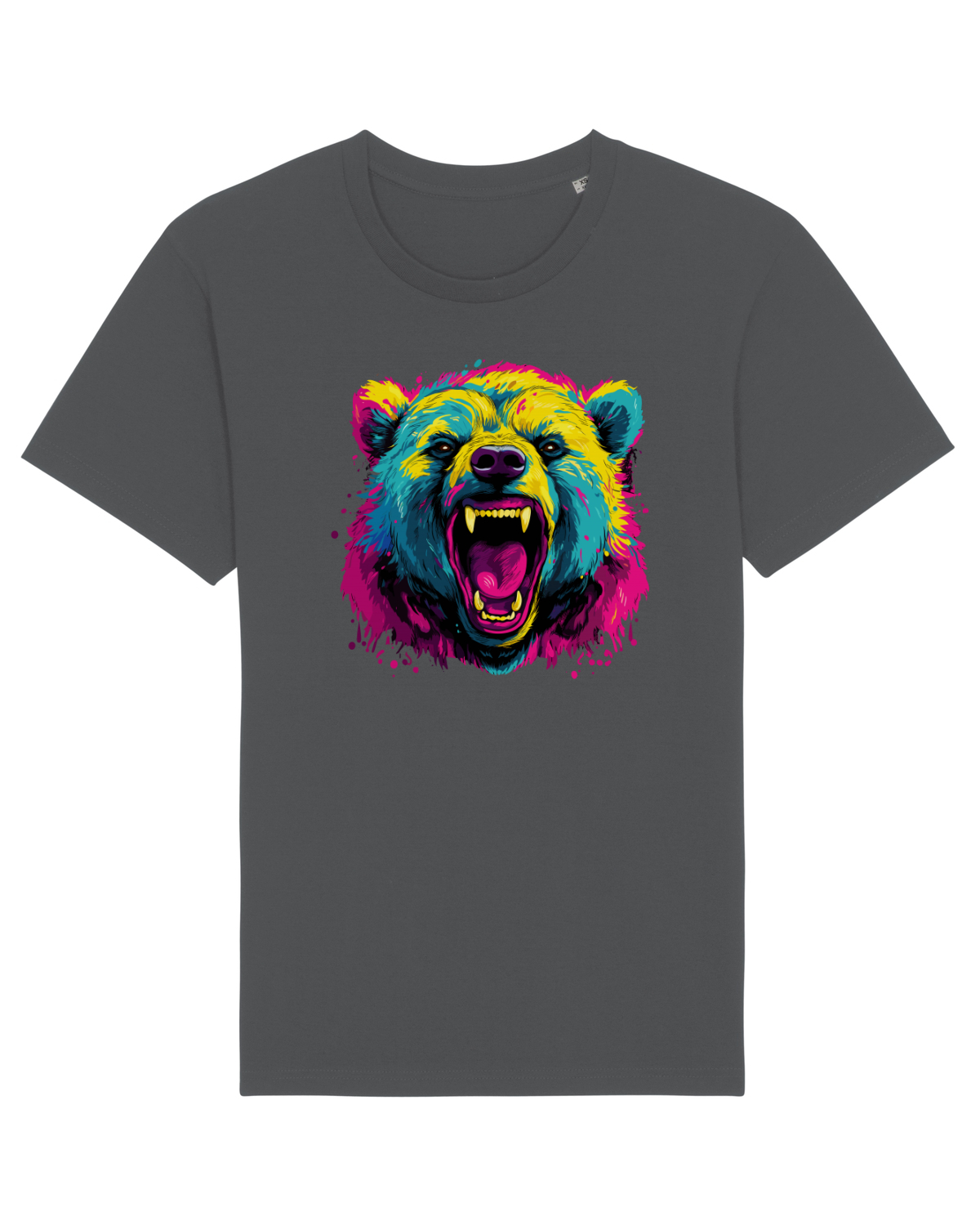 Tricou mânecă scurtă Unisex Rocker Anthracite