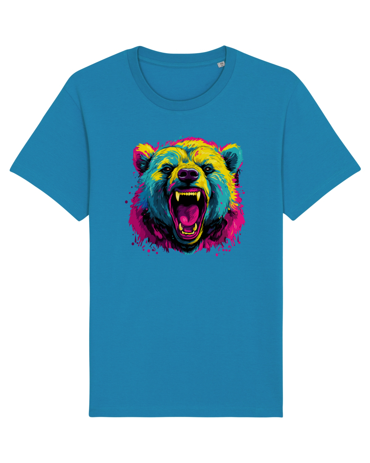 Tricou mânecă scurtă Unisex Rocker Azur