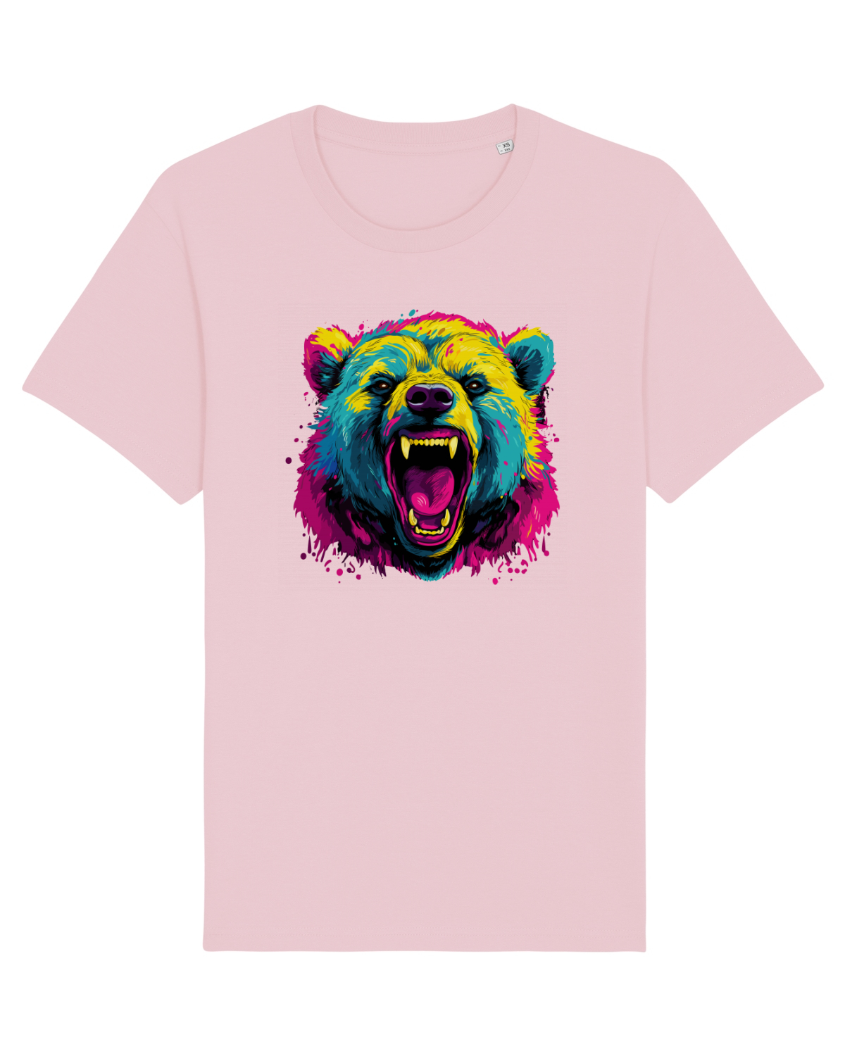 Tricou mânecă scurtă Unisex Rocker Cotton Pink