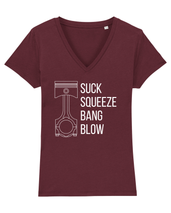Engine cycle Burgundy