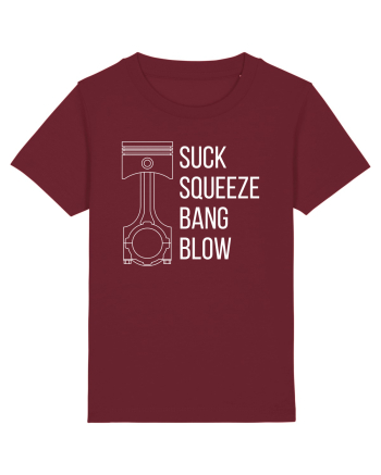 Engine cycle Burgundy