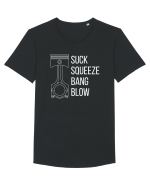 Engine cycle Tricou mânecă scurtă guler larg Bărbat Skater