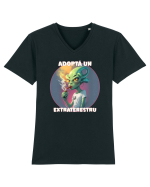 Adoptă un extraterestru Tricou mânecă scurtă guler V Bărbat Presenter