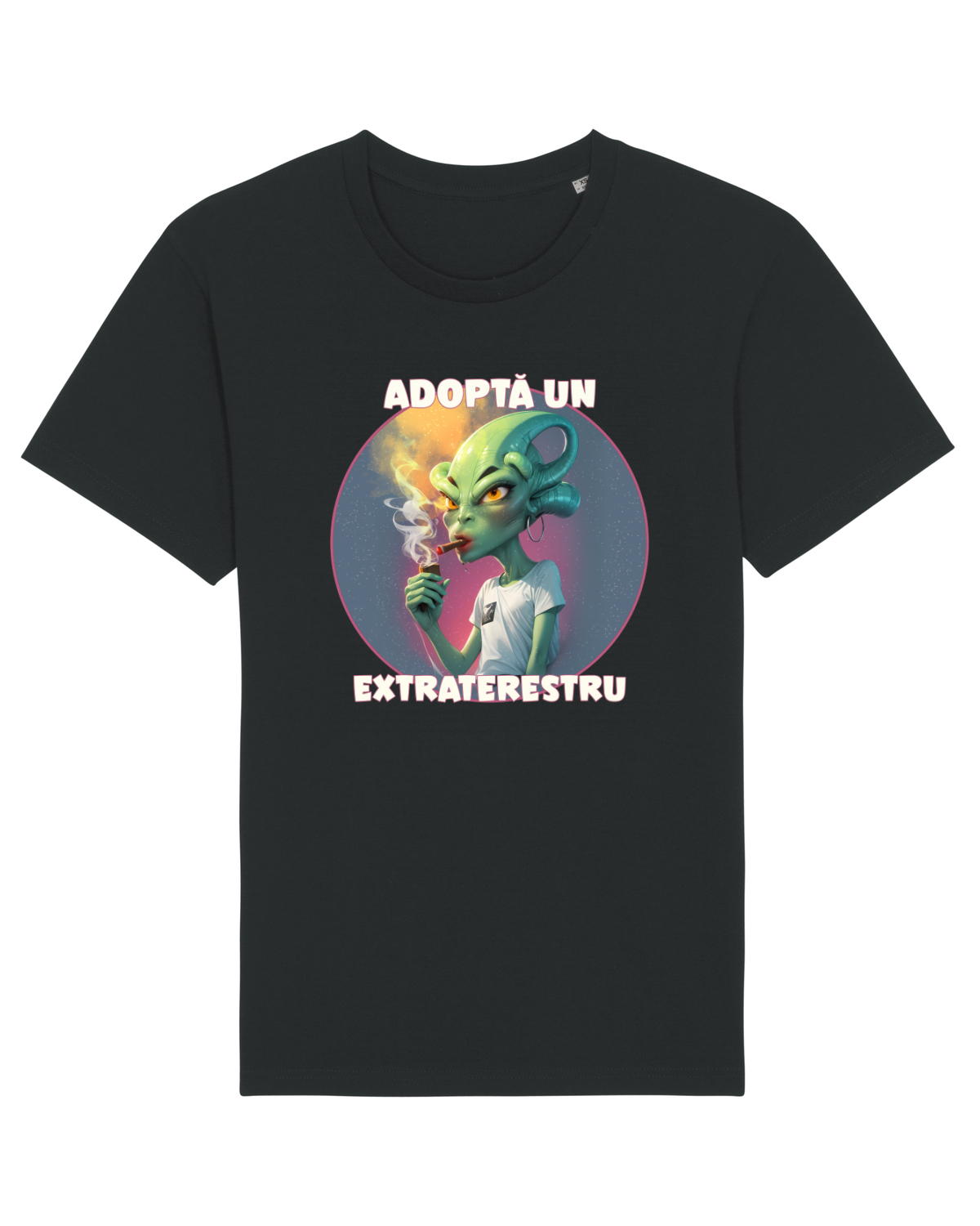 Tricou mânecă scurtă Unisex Rocker Black