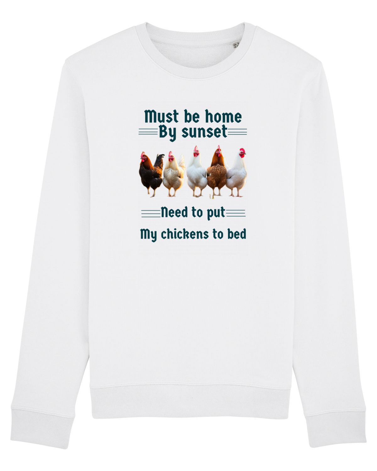Bluză mânecă lungă Unisex Rise White