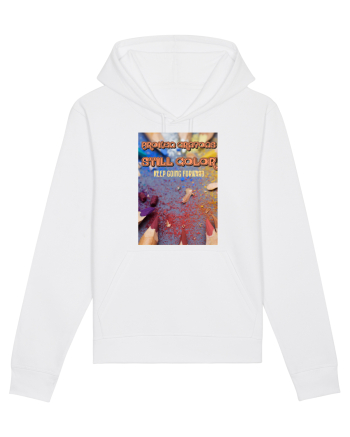 Broken crayons White