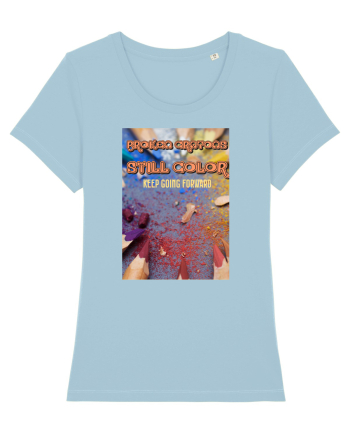 Broken crayons Sky Blue
