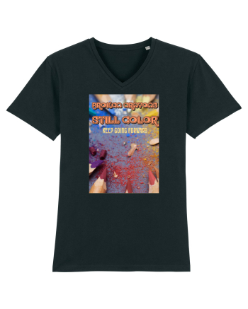 Broken crayons Black