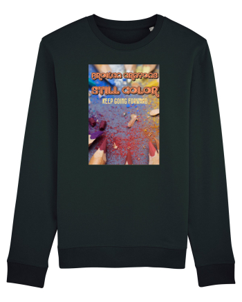 Broken crayons Black