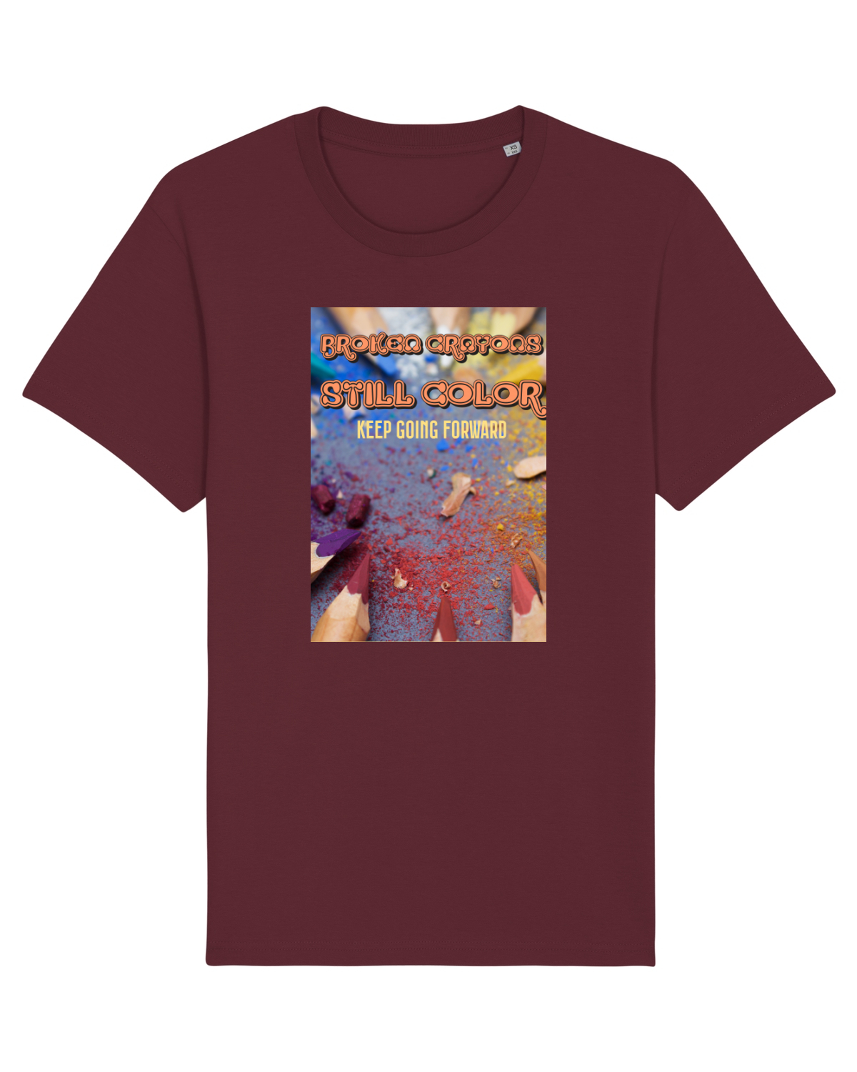 Tricou mânecă scurtă Unisex Rocker Burgundy