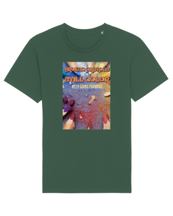 Broken crayons Bottle Green