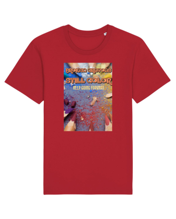 Broken crayons Red