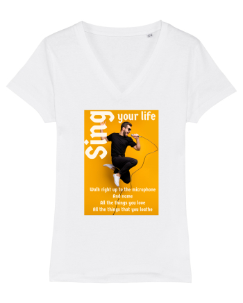 Sing your life White