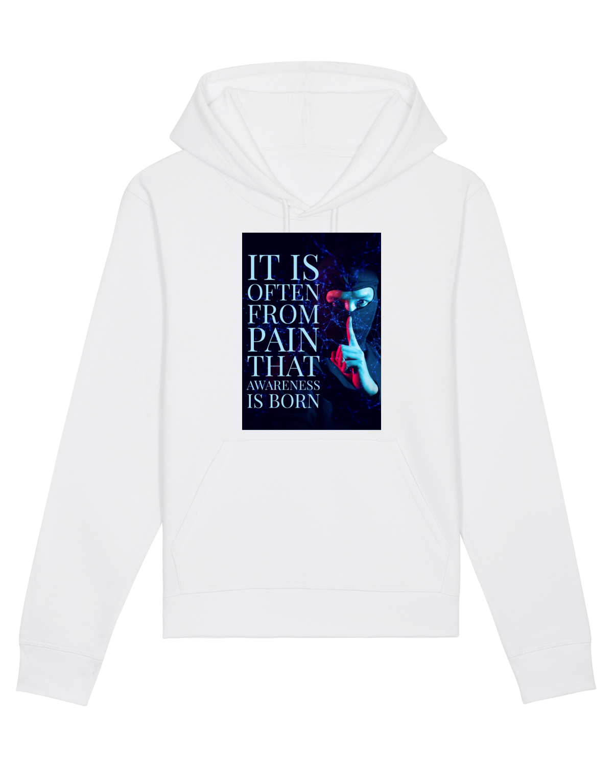 Hanorac Unisex Drummer White