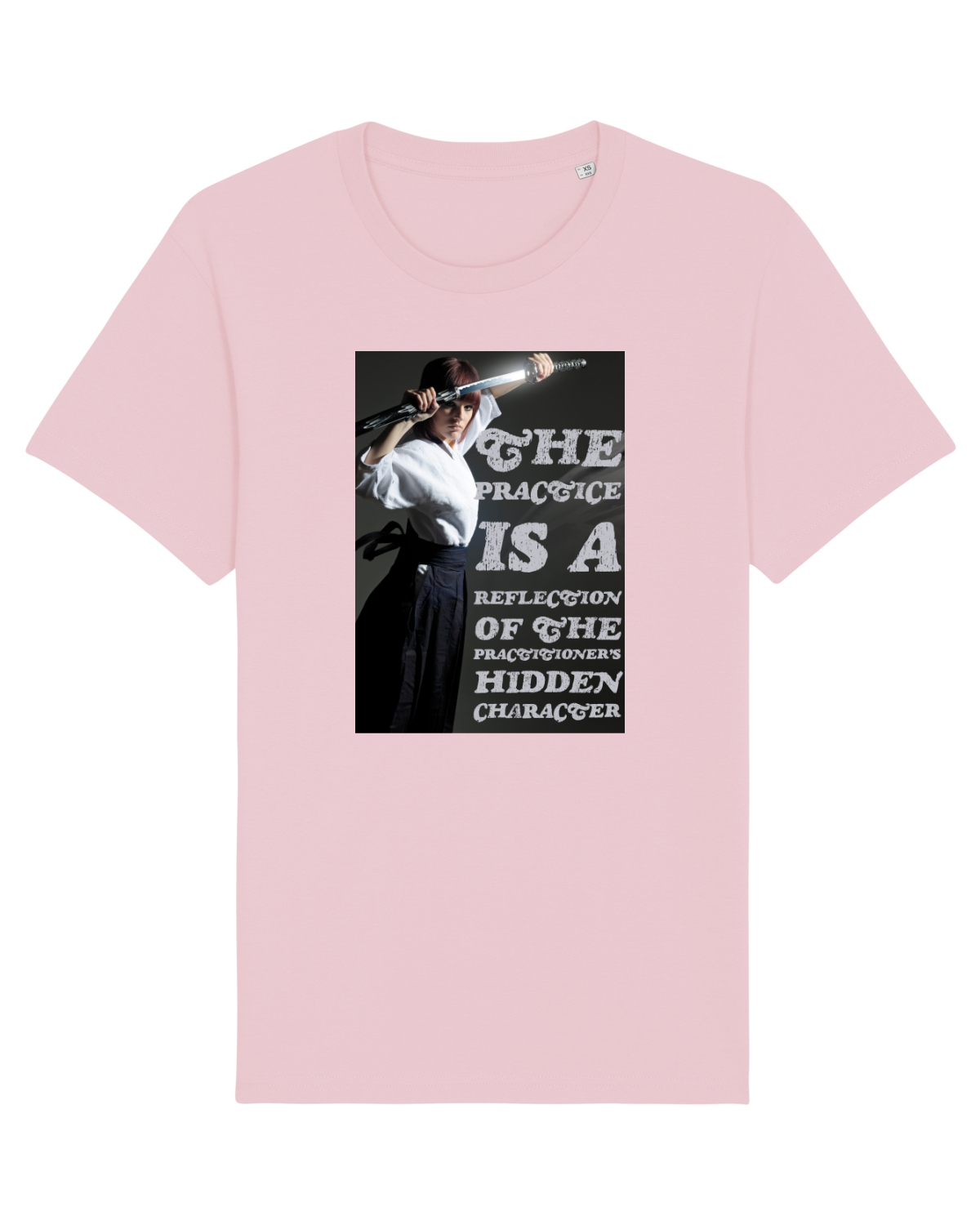 Tricou mânecă scurtă Unisex Rocker Cotton Pink