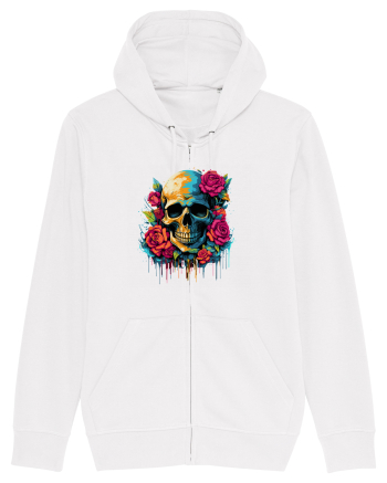 Skull N' Roses White