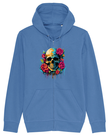 Skull N' Roses Bright Blue