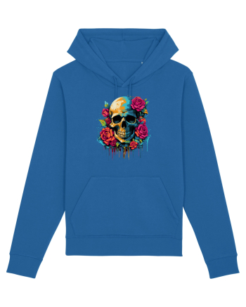 Skull N' Roses Royal Blue