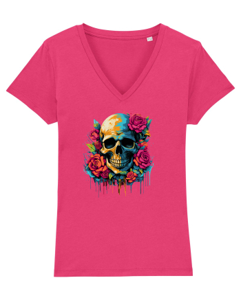 Skull N' Roses Raspberry