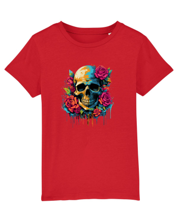 Skull N' Roses Red
