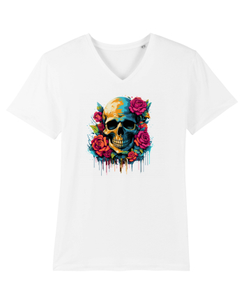 Skull N' Roses White