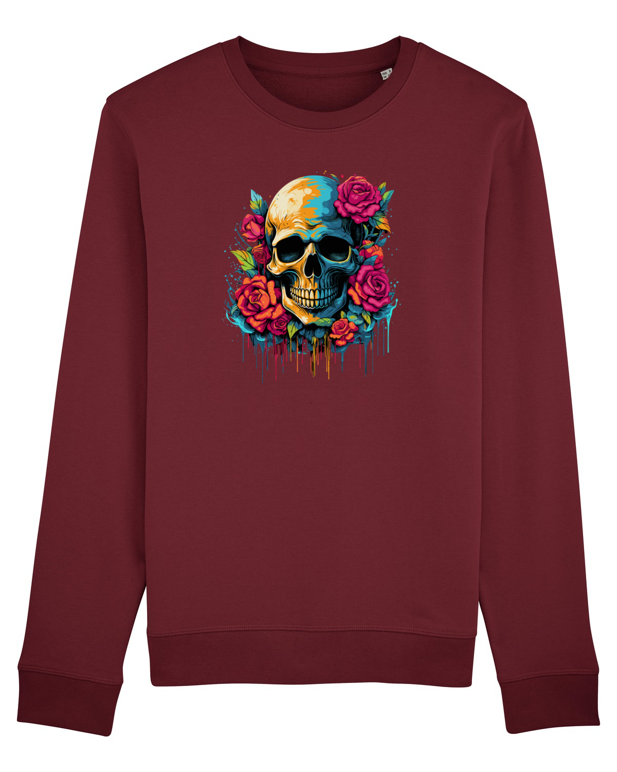 Bluză mânecă lungă Unisex Rise Burgundy