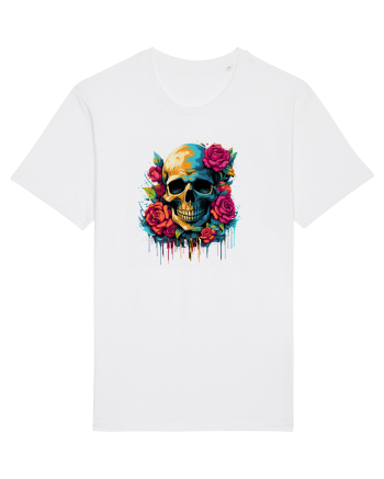Skull N' Roses White
