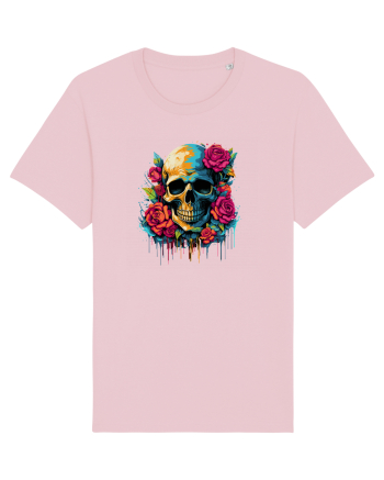 Skull N' Roses Cotton Pink