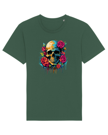Skull N' Roses Bottle Green