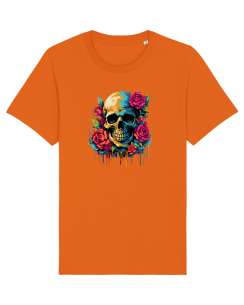 Skull N' Roses Bright Orange