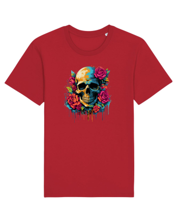 Skull N' Roses Red