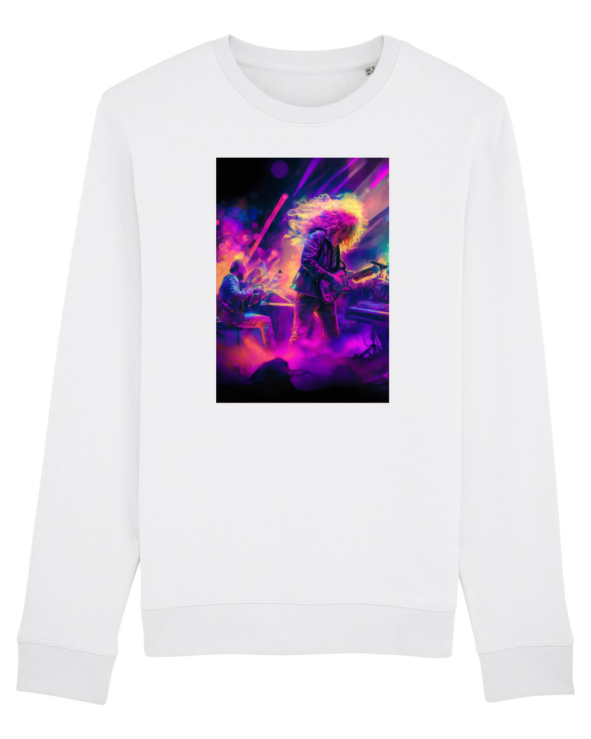 Bluză mânecă lungă Unisex Rise White