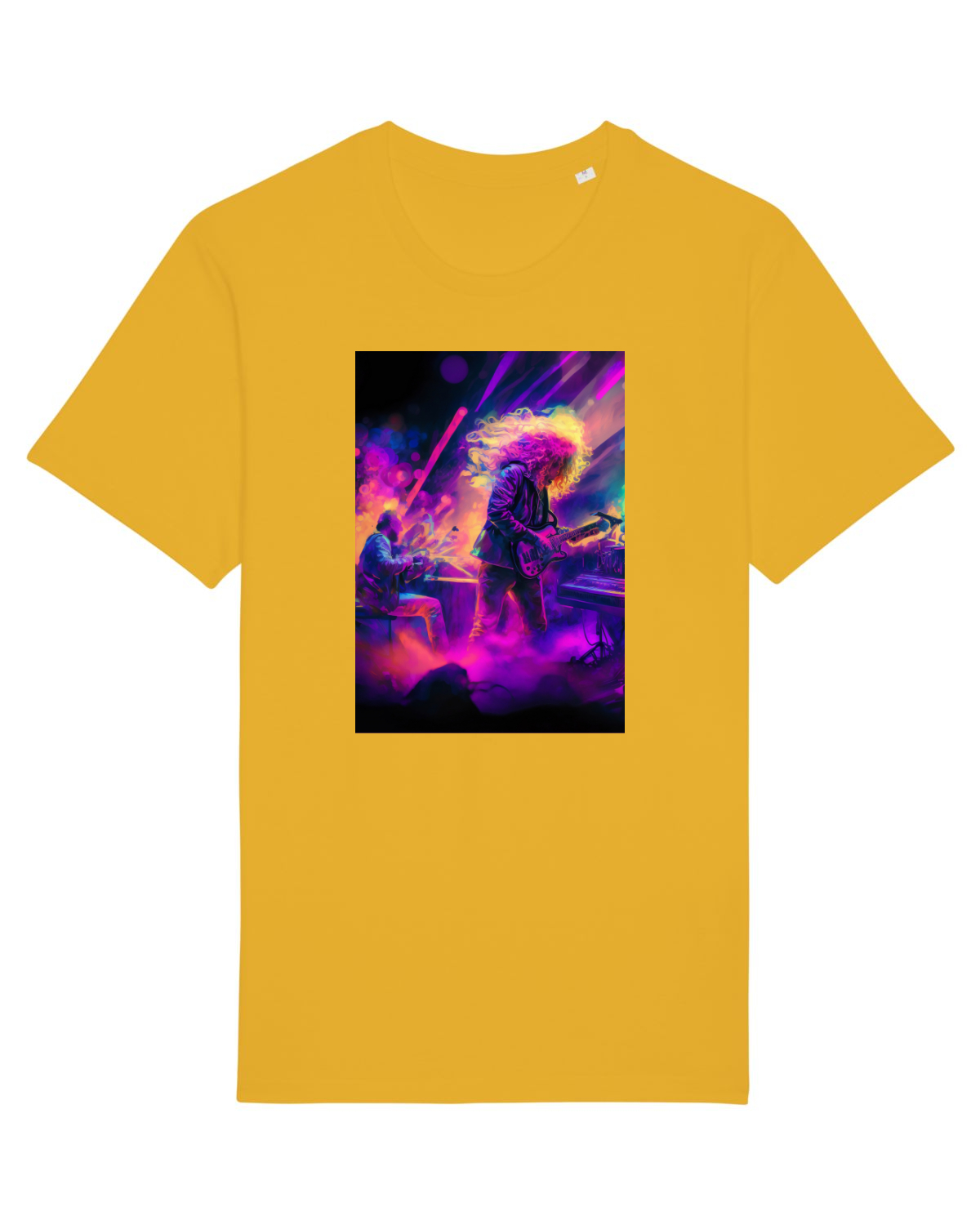 Tricou mânecă scurtă Unisex Rocker Spectra Yellow