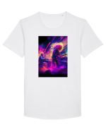 Music colours Tricou mânecă scurtă guler larg Bărbat Skater