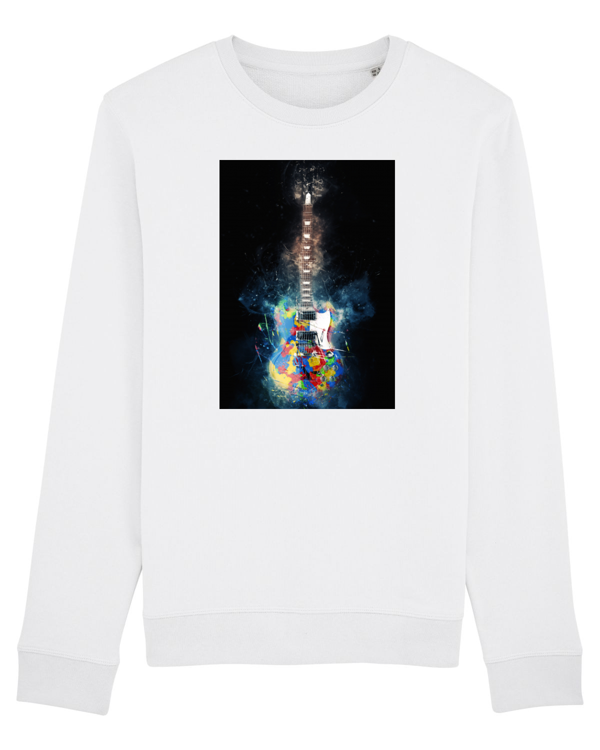 Bluză mânecă lungă Unisex Rise White