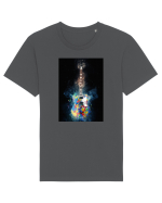 Chitara culori Tricou mânecă scurtă Unisex Rocker