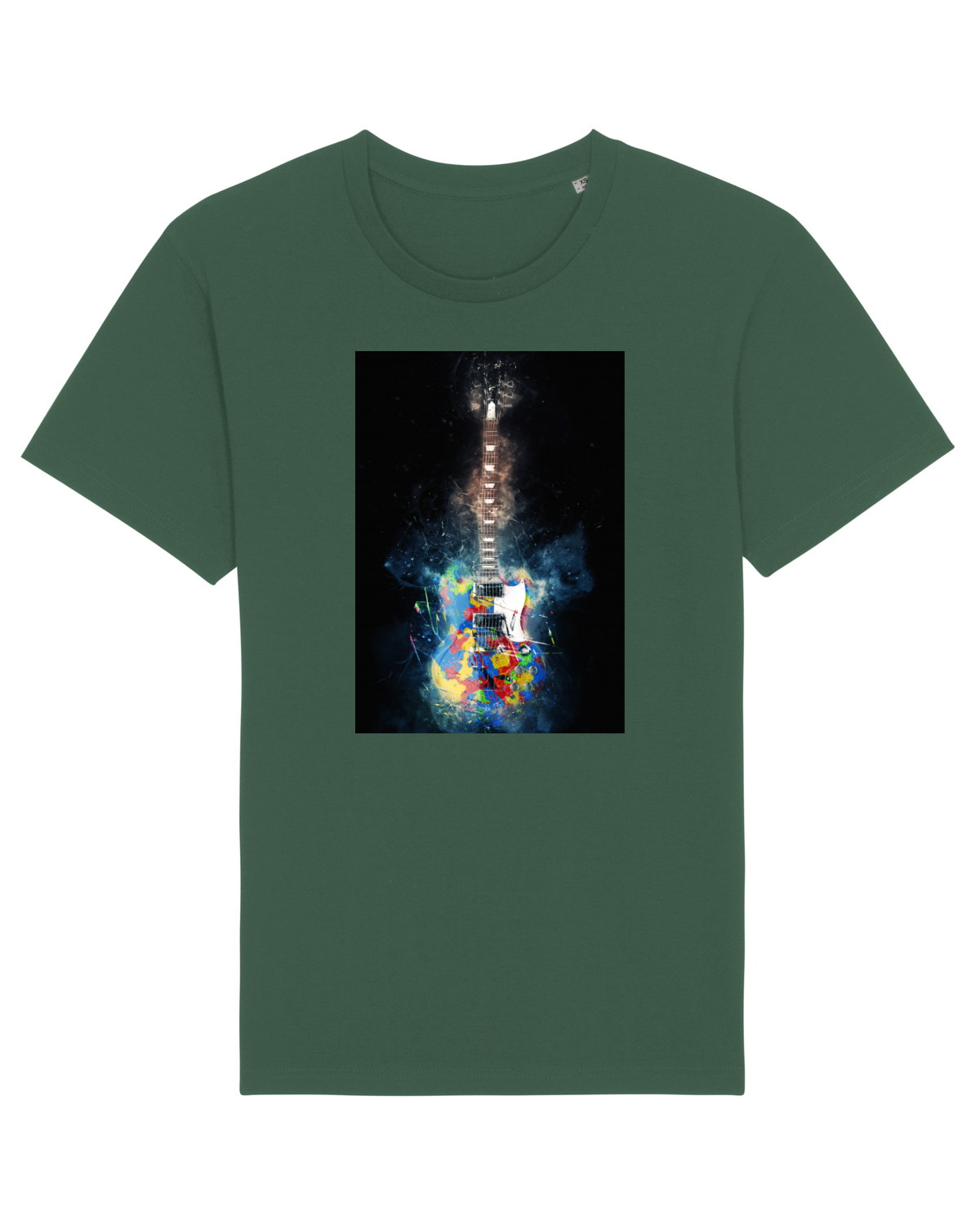 Tricou mânecă scurtă Unisex Rocker Bottle Green