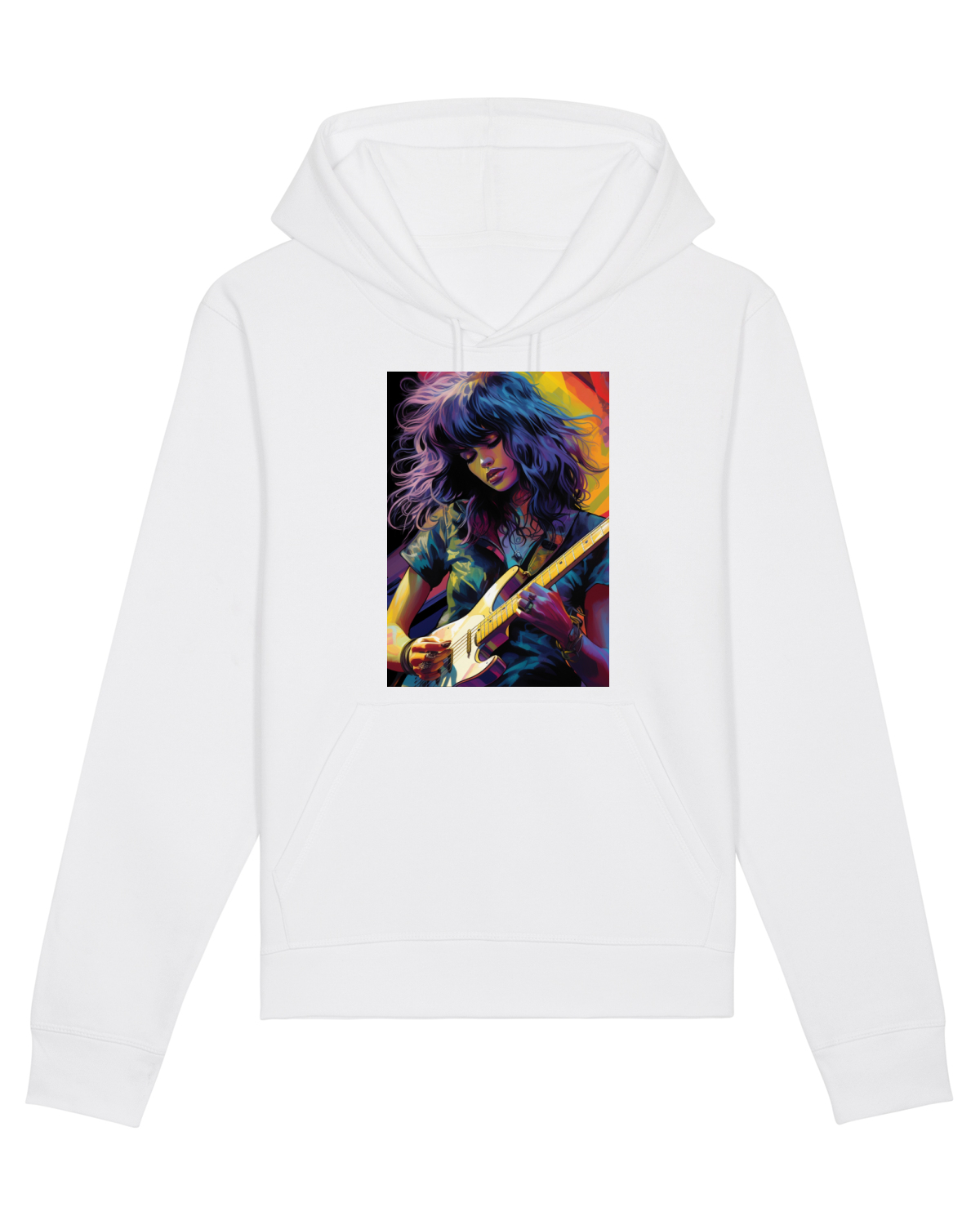 Hanorac Unisex Drummer White