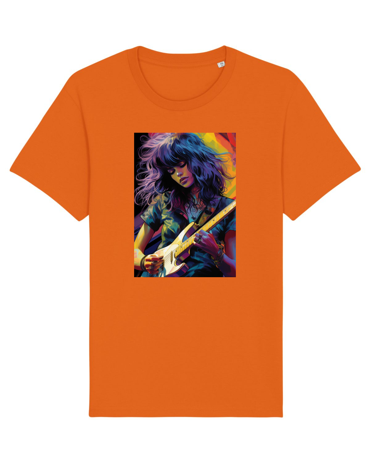 Tricou mânecă scurtă Unisex Rocker Bright Orange
