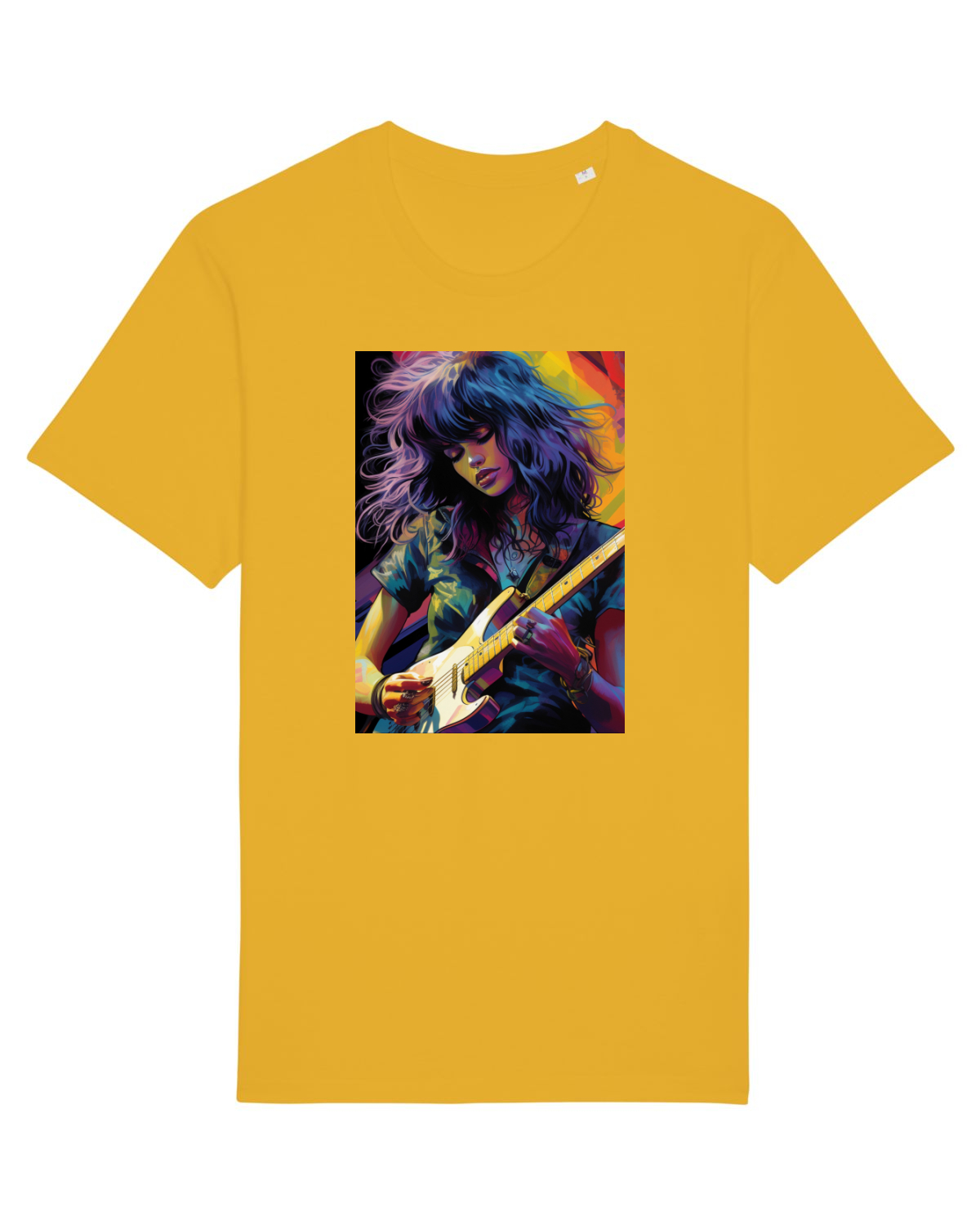 Tricou mânecă scurtă Unisex Rocker Spectra Yellow