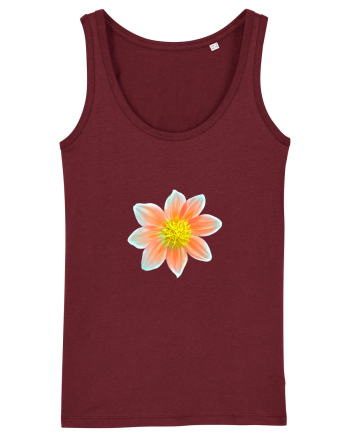 Floare desen Burgundy