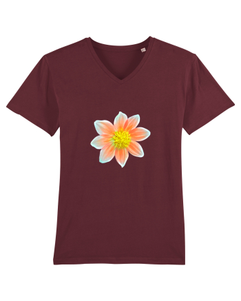 Floare desen Burgundy